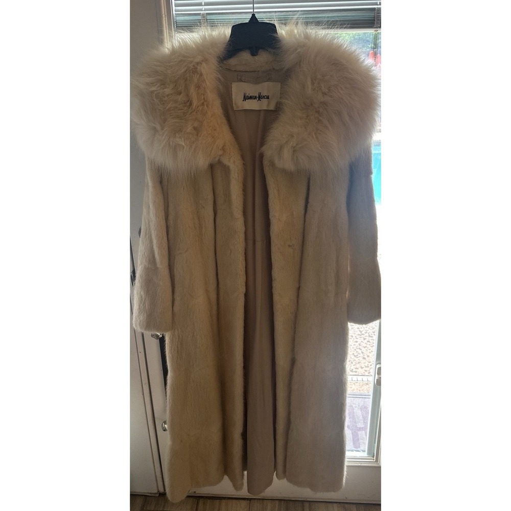 Neiman Marcus Full Length Mink Coat Blonde "Jo Collins"